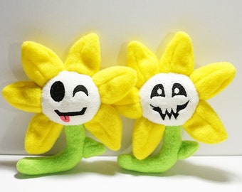 Flowey Plush Inspired by Undertale Flower Plush unofficial Etsy UK