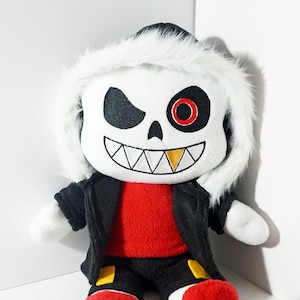 Underfell Sans Plush (Unofficial) , Sans Plush, Skeleton, Videogame, Fandom, Youtube, Undertale