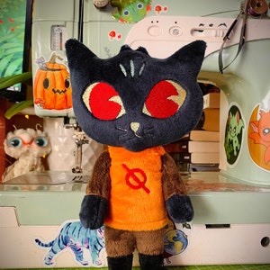 Mae Borowski Plush Inspired by Night in the Woods (Unofficial) 10 Inches Tall