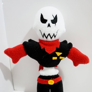 Underfell Papyrus Plush (Unofficial) Inspired by Undertale ~ 12 Inches Tall