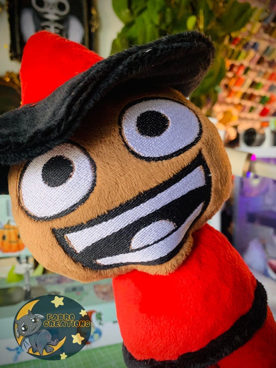 Unfairness Red Bambi Plush, Unfair Red Guy, FNF Plush