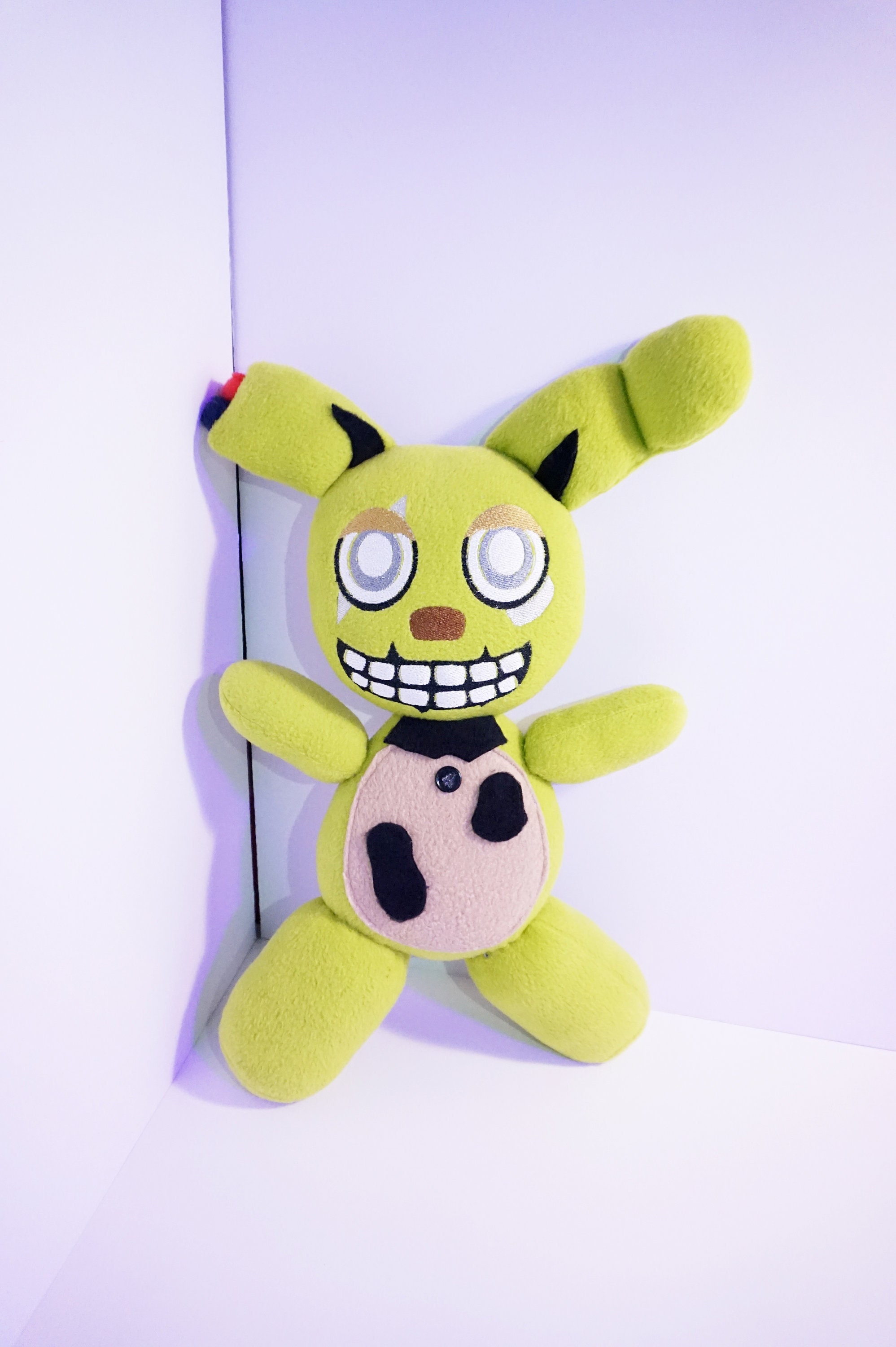 Glitchtrap plush that I made : r/fivenightsatfreddys