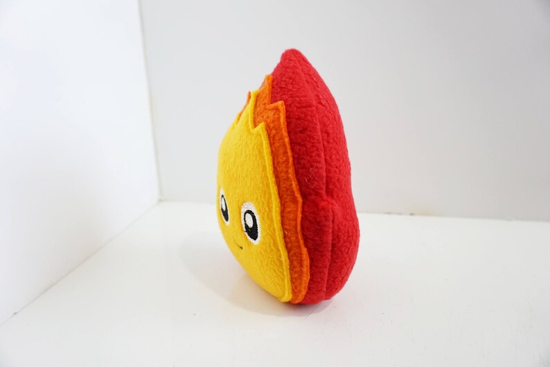 Calcifer Plush Howl's Moving Castle Fire Demon Studio | Etsy