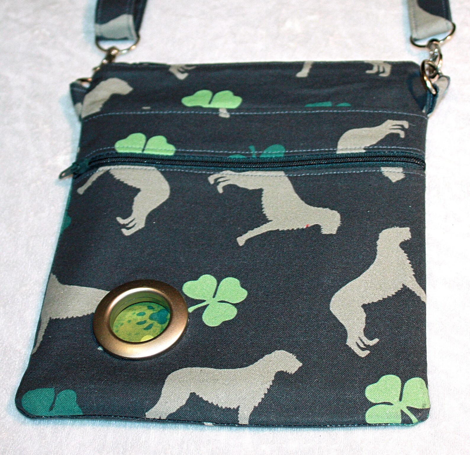 Custom Bag Cross Body Dog Walking Bag Puppy Gift Poop Bag Etsy