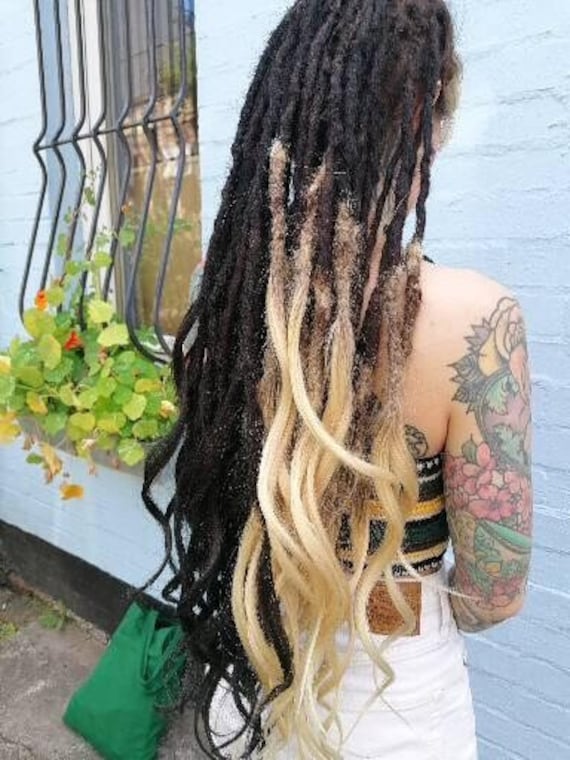 8 -20 Dreadlocks 100% Human Hair Handmade Jamaican Braided Dread Hair  Extension