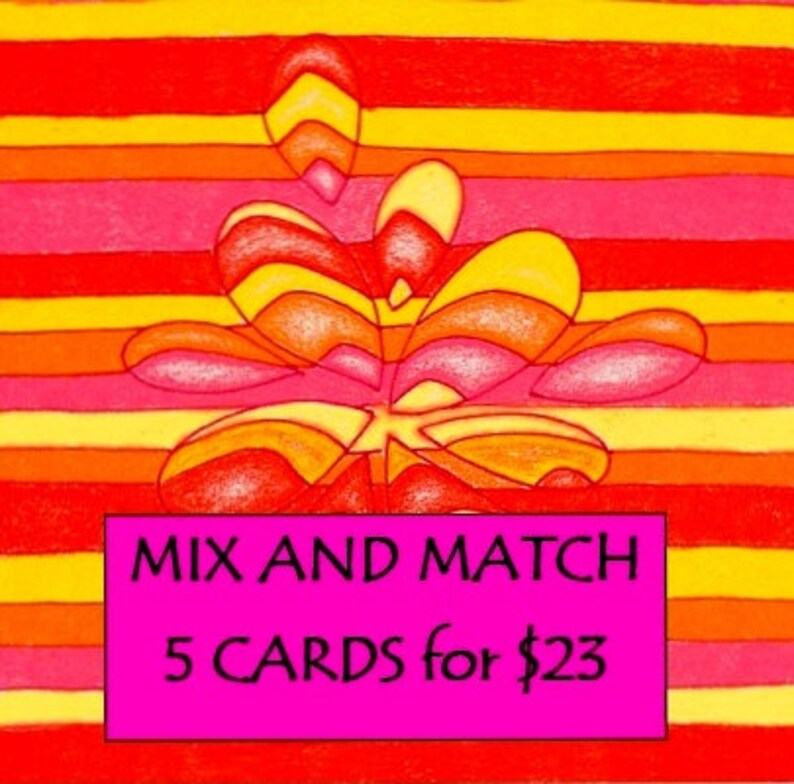 Mix and Match Any 5 Cards - Etsy