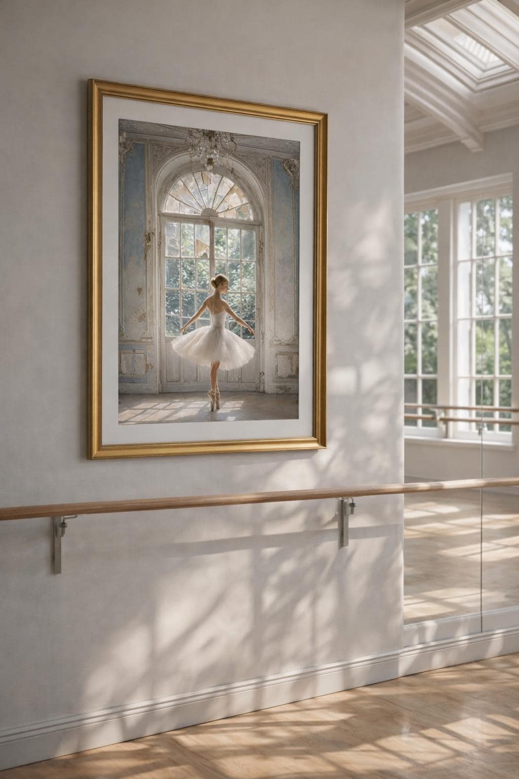 Ballerina Wall Art Printable - Vintage Ballet Digital Download - Moody ...