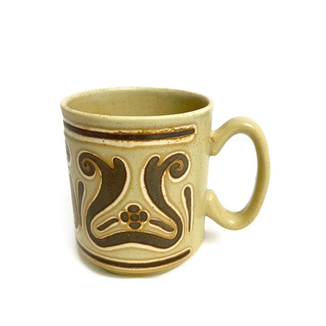 Vintage W.P. Studio Pottery Mug Coffee Cup Stoneware England Etsy