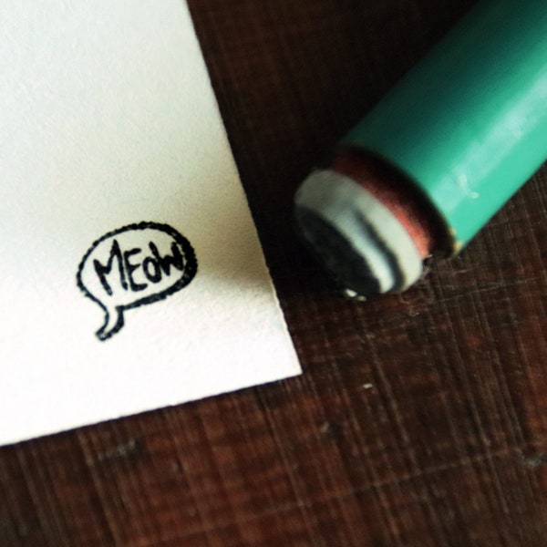 Micro-Stempel "Meow"