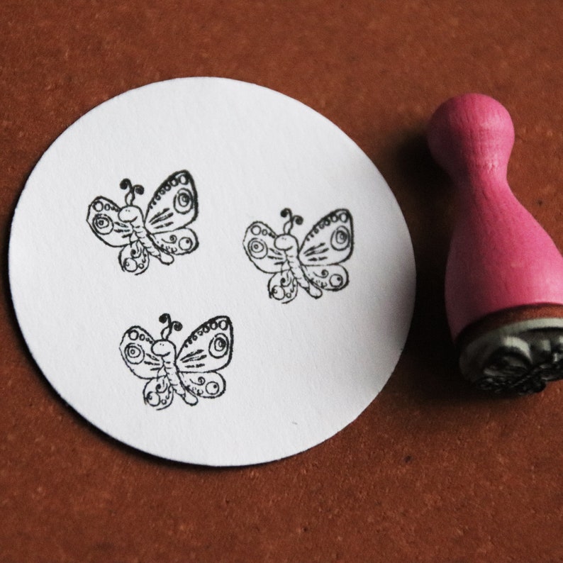 Mini-Stempel Schmetterling Bild 1
