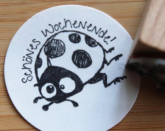 Lehrer-Stempel: "Schönes Wochenende"