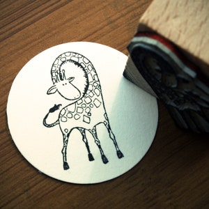 Tier Stempel Giraffe