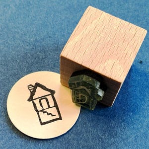Lehrer-Stempel Schreiblernhaus 20mm imagen 2