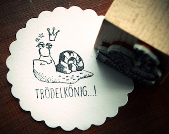 Lehrer-Stempel: "Trödelkönig" )