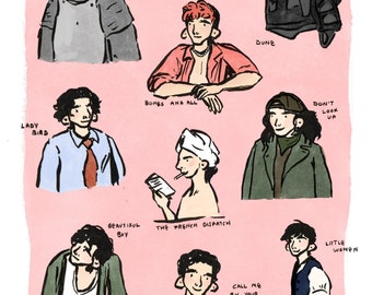 Timothée Chalamet - a5 print