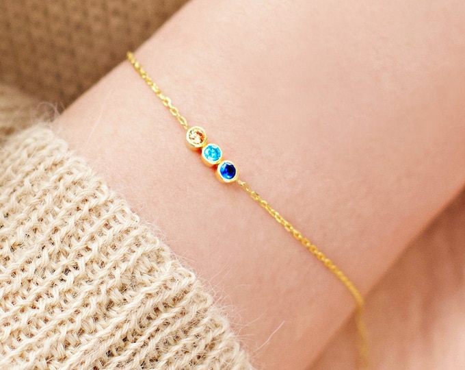 mothers day birthstone bracelet