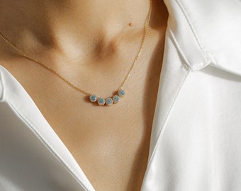 Birthstone Necklace for Mother's Day, Personalized Family Jewelry, Bridesmaid Gift