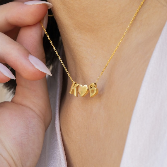 Collana Personalizzata Con Iniziali In Argento Sterling 925 - Foto 6