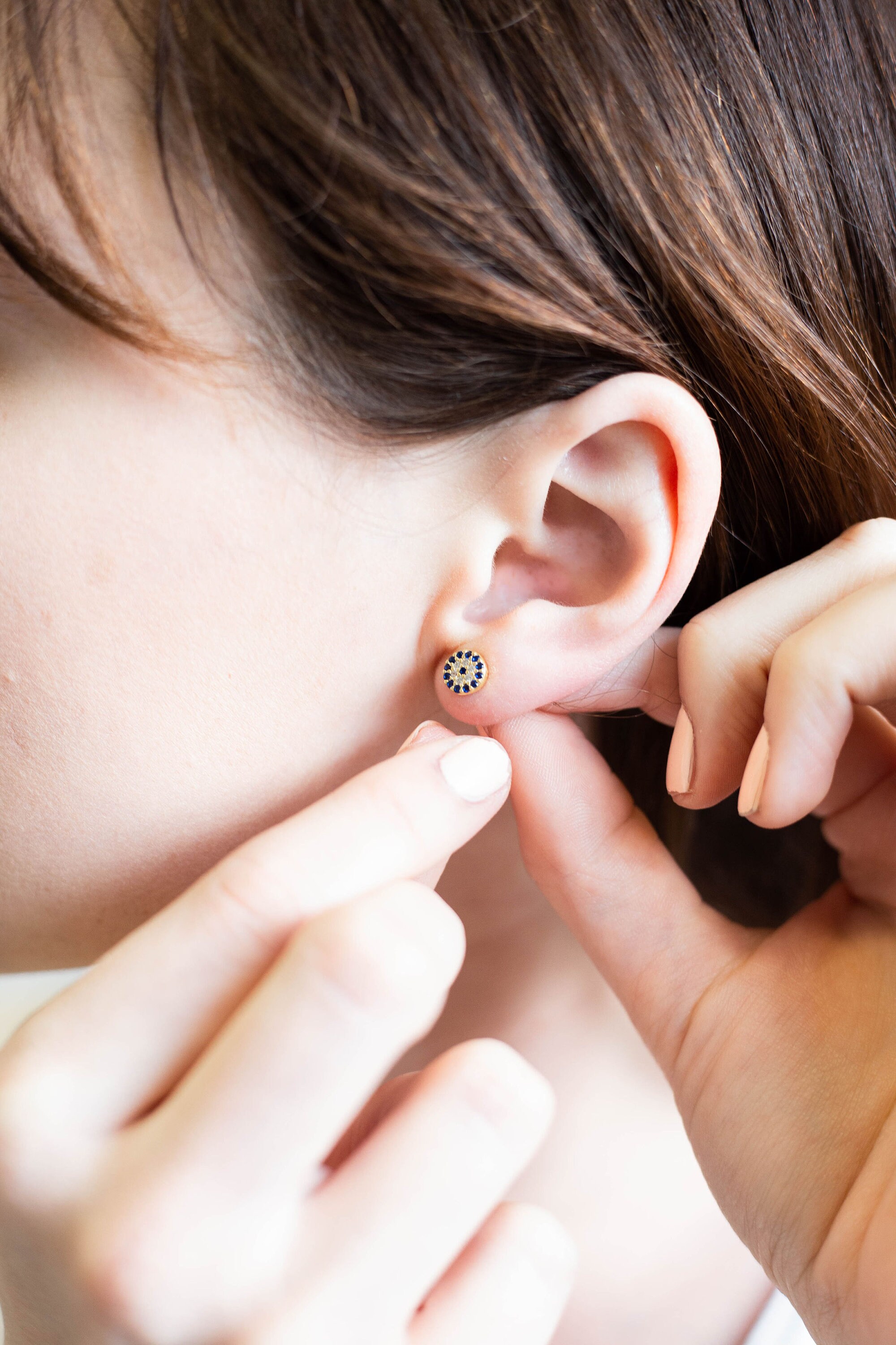 Evil Eye Earrings Evil Eye Stud Earrings Gold Evil Eye Evil - Etsy