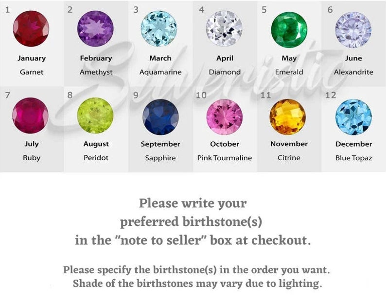 Birthstone Ring, Family Birthstone Ring, Christmas Gift, Perfect Gift for Her, Birthstone Ring, Birthstone Gift, Mothers Day Gift image 9