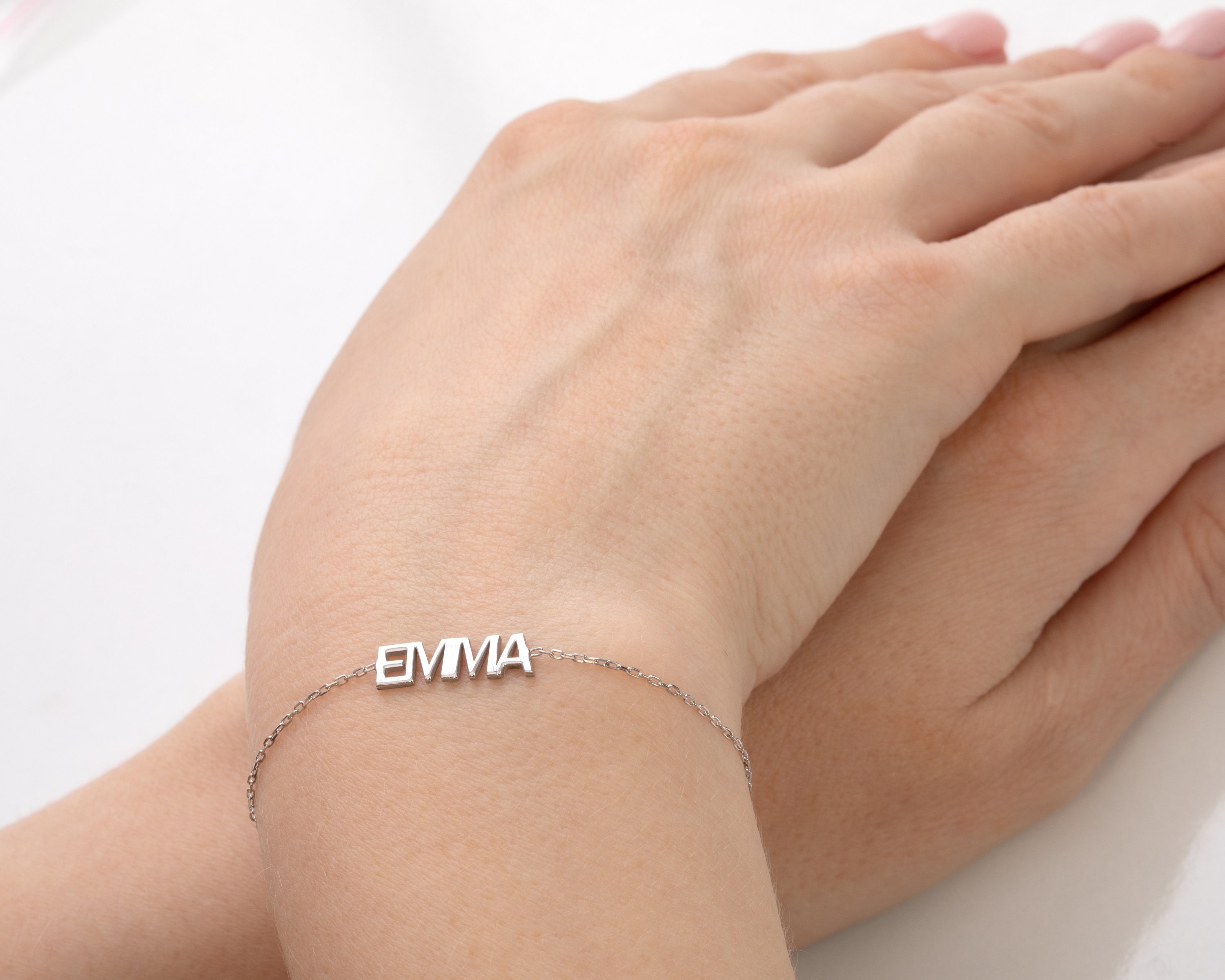 Couples Bracelet Custom Name Bracelet Personalized | Etsy