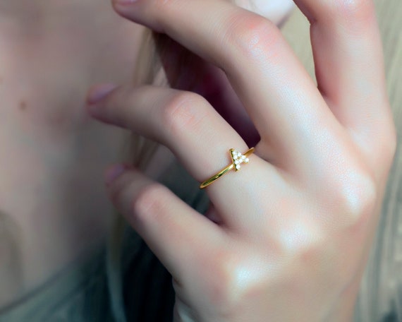 etsy initial ring