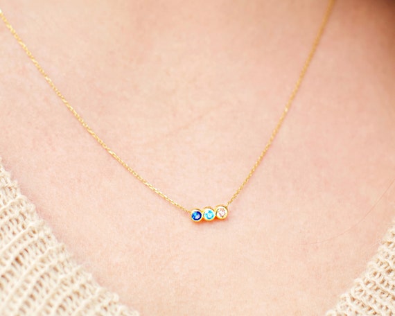 birthstone necklace for mom