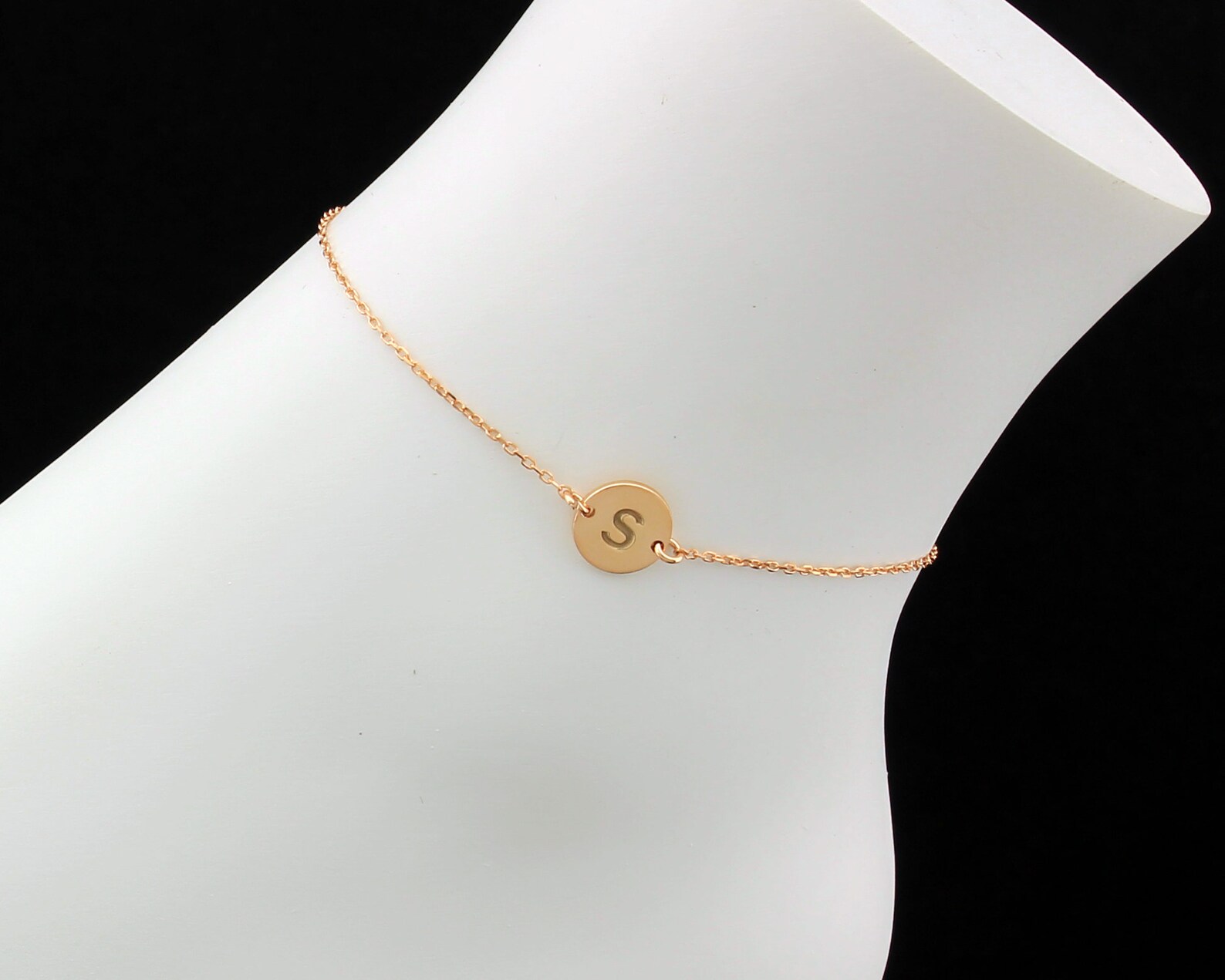Gold Anklet Bracelet Silver Anklet Personalized Anklet Etsy