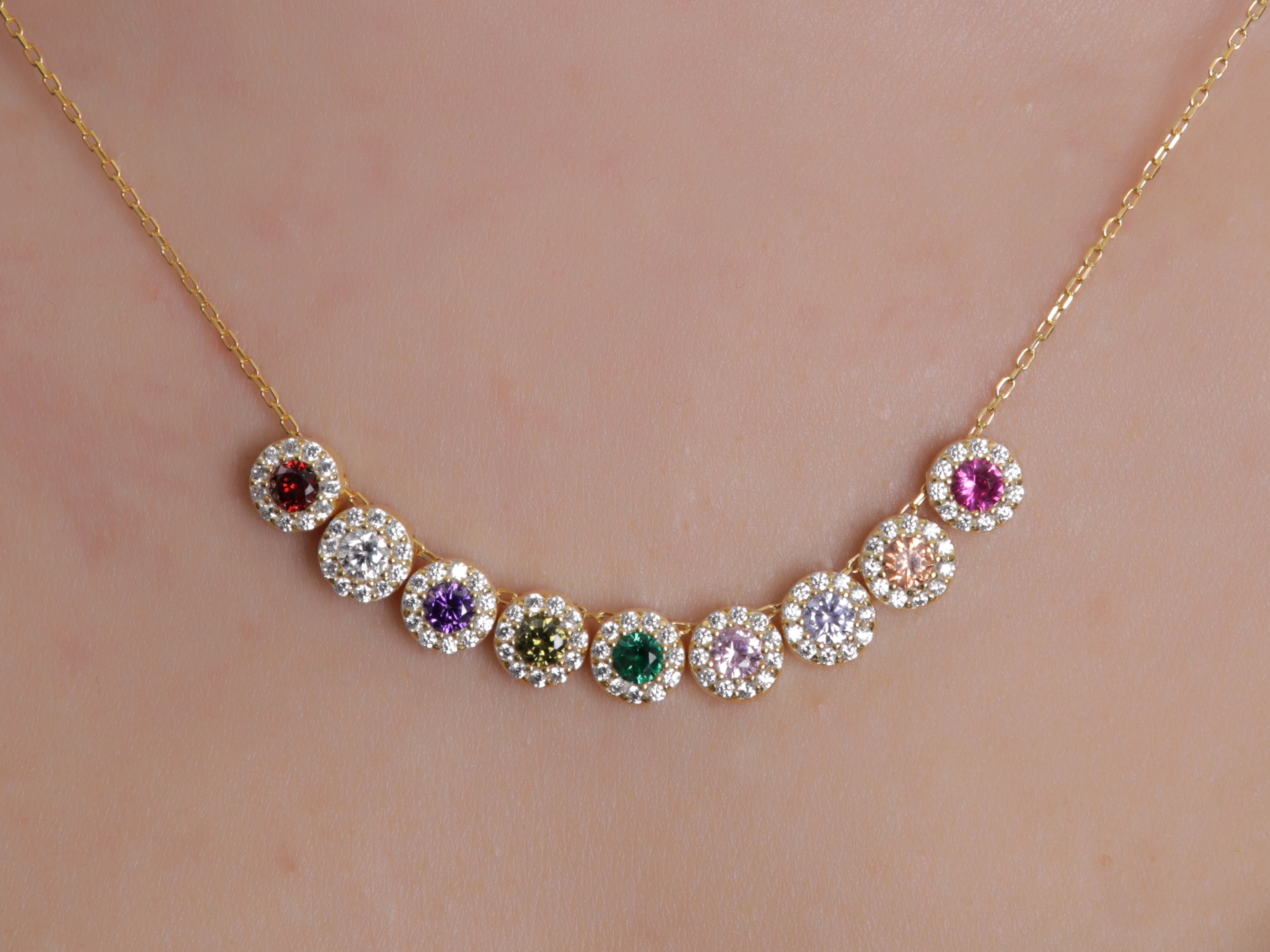 grandma birthstone necklace