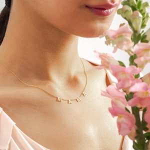 Mama Necklace - Mother Necklace - Mother&#39;s Day Gift - Mama Letter Necklace - Christmas Gift - Express Ship out - Mom Gift - Rush order