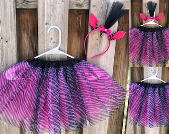 Zebra and Cheetah Tutu Hot Pink Zebra Animal Print Tutus