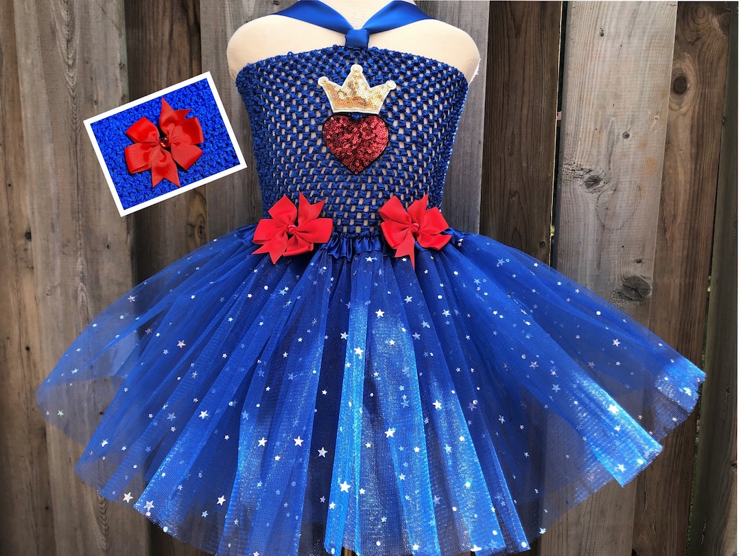 3 Pcs Setroyal Blue Dress Halloween Costume Party Dress 4 Etsy Australia