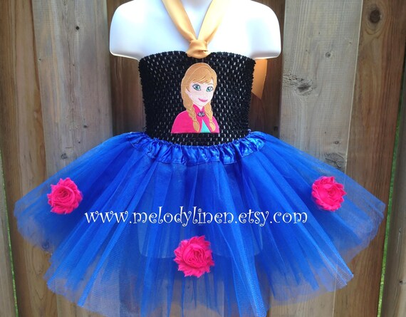 anna frozen tutu dress