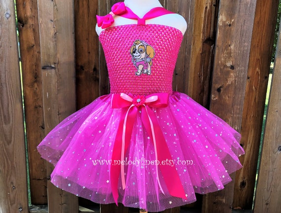 paw patrol tutu dress