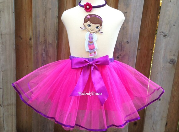doc mcstuffins tutu birthday outfit