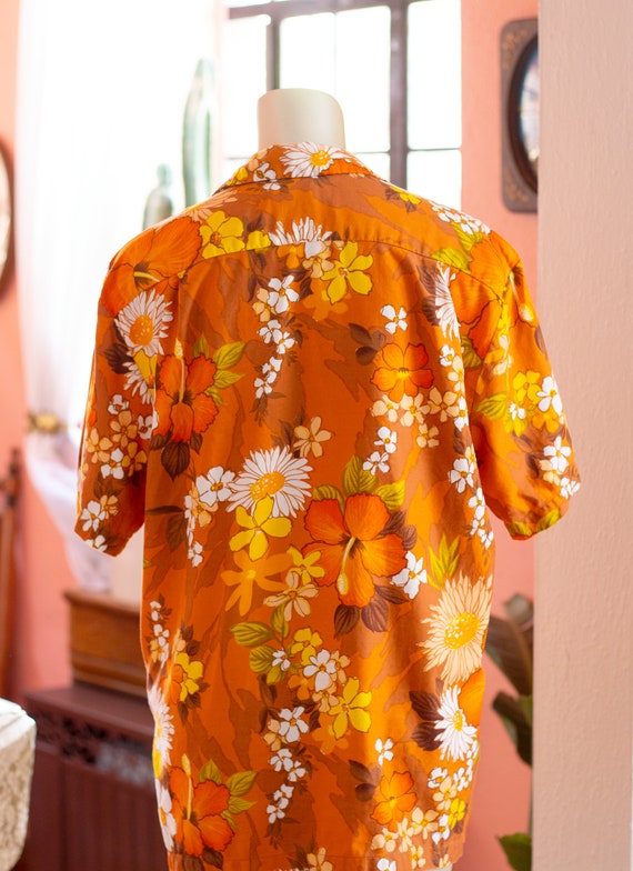 Vintage Hawaiian Shirt - 1950s, 1960s - Royal Haw… - image 2