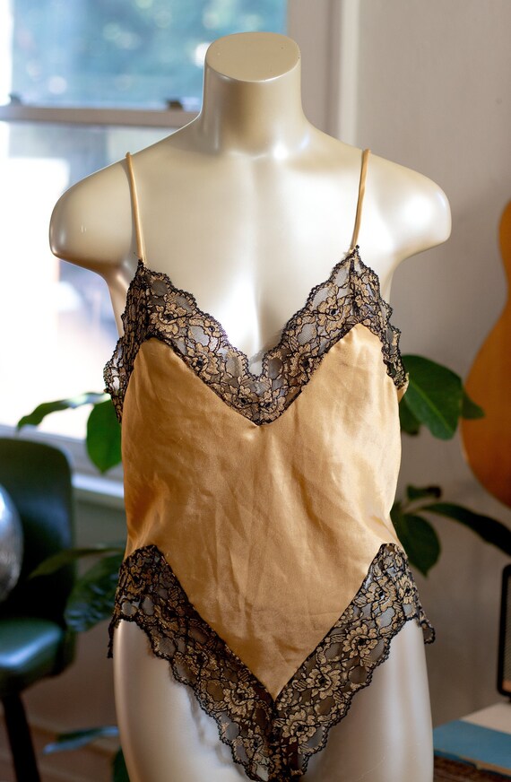 Vintage Teddy Bodysuit - 1970s, 1980s Lingerie - G