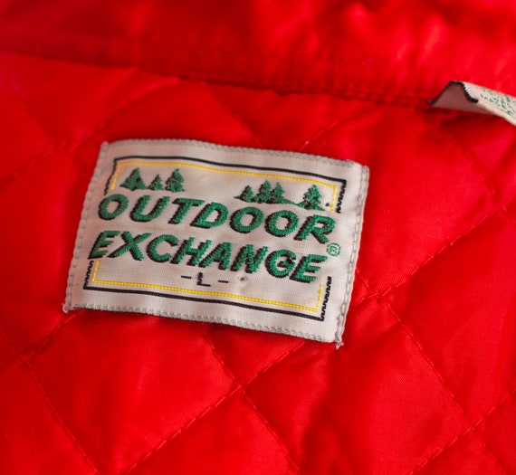 Vintage Outdoor Exchange Shirt Jacket - Quilted L… - image 2