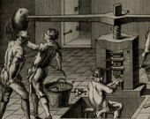 1784.Antique arts and crafts print Engraving Intaglio 12,1x9 inches NUMISMATICS Panckoucke 230 years old.Copper engraving.31x23cm