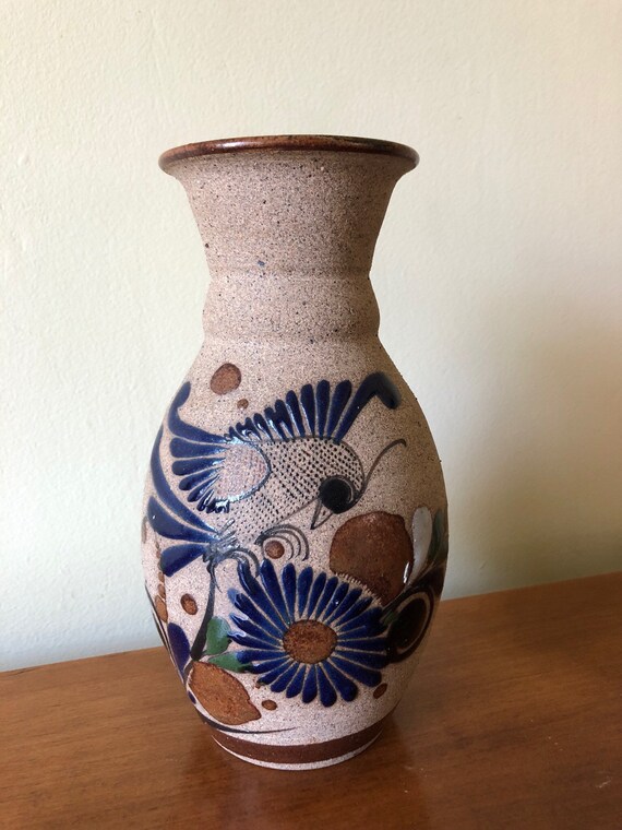 Large Mexican Pottery Vase K Etsy