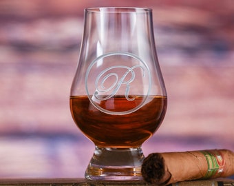 Vidrio Glencairn grabado, vasos escoceses de whisky personalizados