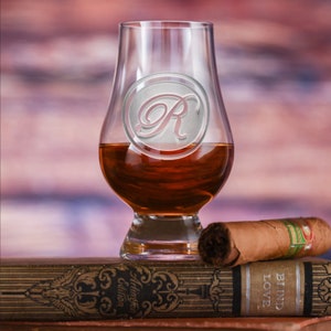 Engraved Glencairn Scotch Glass With Monogram