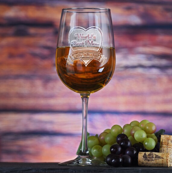 World's Best Mom, Wine Glass Gifts