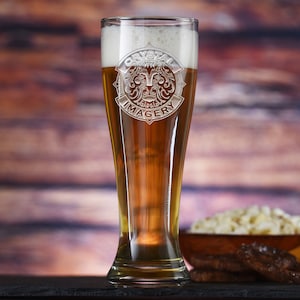 Company Logo Pilsner Beer Glass