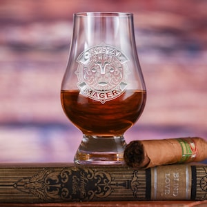 Custom Logo Engraved Glencairn Glasses (Set of 12)