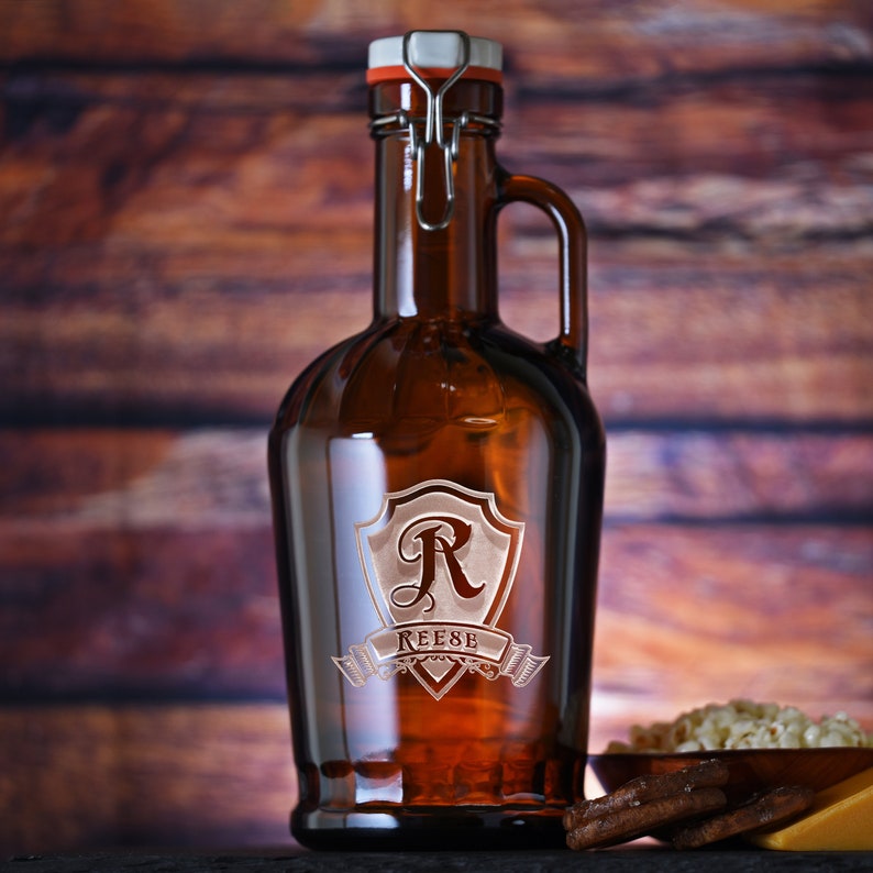 German Beer Growler, Engraved image 1