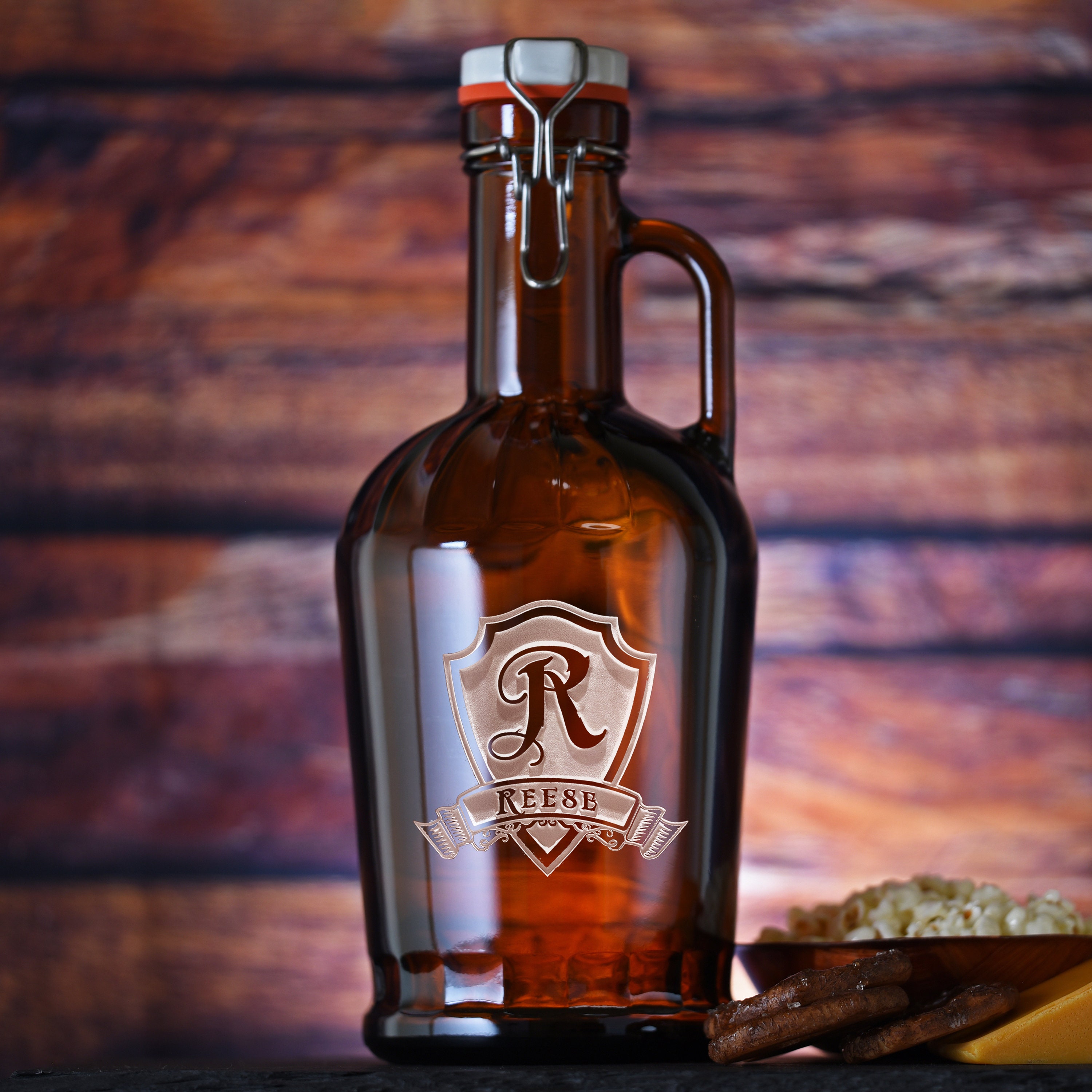 German Beer Growler Engraved Etsy