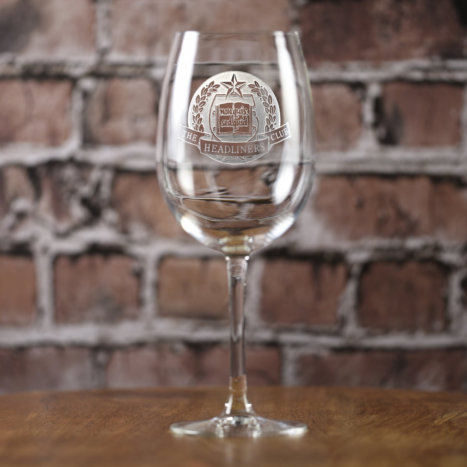 Logo Engraved Glassware Bar Glasses Set of 10 Etsy