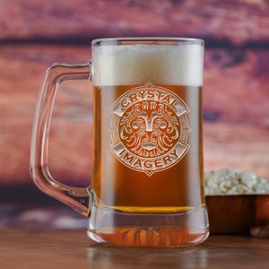Custom Logo Engraved Beer Mugs