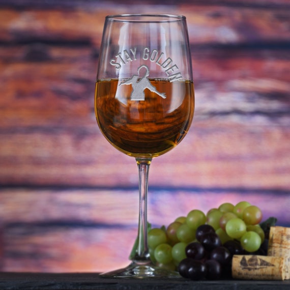 Stay Golden - Betty White Wine Glass